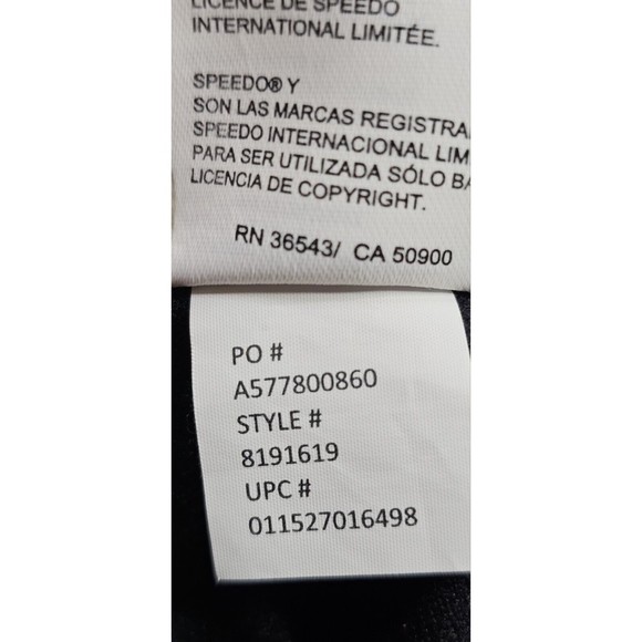 Speedo Endurance+ Womens Size 30 (4) Green Black One Piece Bathing Swimsuit - Picture 11 of 13